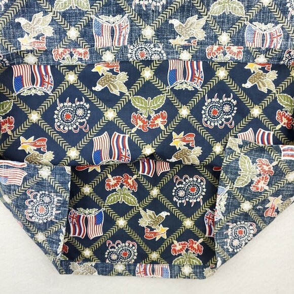 Reyn Spooner Dietrich Varez Flags American Hawaiian Shirt Summer 2020 Medium NWT - Picture 8 of 13